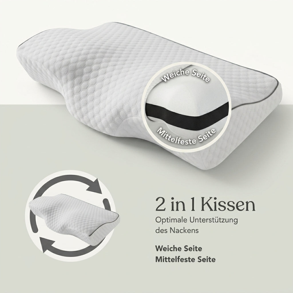 Recovery Pillow - Entwickelt für Menschen mit Nackenschmerzen